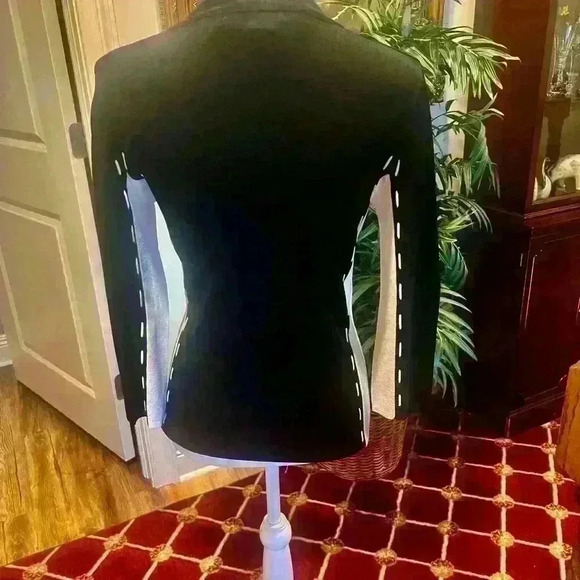 Ziani couture sweater. Ladies Medium excellent cond  Black and White - Picture 4 of 8